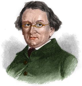 Porträt von Eduard Mörike (1804-1875), deutscher romantischer Schriftsteller. von Unknown artist