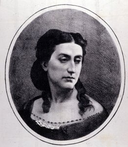 Porträt von Erminia Frezzolini. Italienische Sopranistin (1818-1884) von Unknown artist