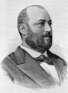 Porträt von Ernoul. Gravur aus dem Ende des 19. Jahrhunderts in „Histoire de France“ von H. Martin von Unknown artist