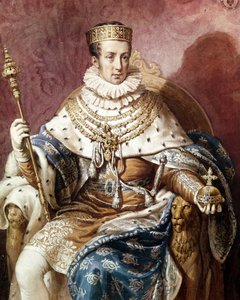 Porträt von Ferdinand I. von Österreich von Unknown artist
