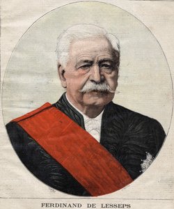 Porträt von Ferdinand de Lesseps (1805-1894), französischer Diplomat und Administrator