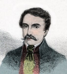 Porträt von Ferenc Deák (1803-1876), ungarischer Politiker - Gravur in „The Illustrous World“