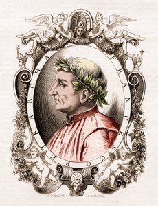 Porträt von Francesco Petrarca (Petrarca) (1304-1374), italienischer Dichter von Unknown artist