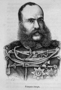 Porträt von Franz Joseph I., Kaiser von Österreich (1830 - 1916)