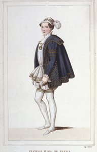 Porträt von Franz II. (1544 - 1560), König von Frankreich Gravur von 1830 von Unknown artist