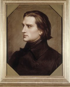 Porträt von Franz Liszt (1811-1886), ungarischer Komponist und Pianist.