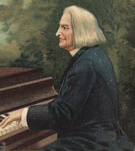 Porträt von Franz Liszt (1811-1886), ungarischer Klavierkomponist und Pianist