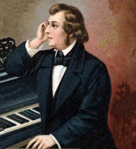 Porträt von Frederic Chopin (1810-1849), polnischer Komponist.