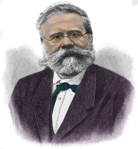 Porträt von Fritz Reuter (1810-1874), deutscher Schriftsteller.