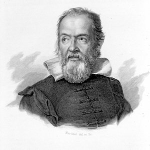 Porträt von Galileo Galilei (1564 - 1642) von Unknown artist