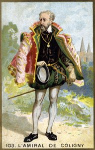 Porträt von Gaspard de Châtillon, Sire de Coligny
