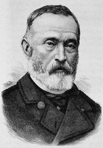 Porträt von General Clément Thomas (1809 - 1871). Gravur aus dem späten 19. Jahrhundert in „Histoire de France“ von H. Martin.