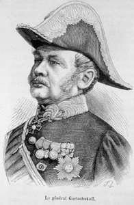 Porträt von General Gortschakoff von Unknown artist