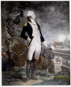 Porträt von General La Fayette (Lafayette) von Unknown artist
