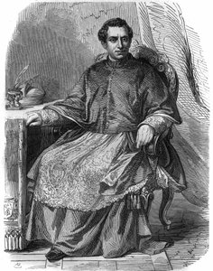 Porträt von Giacomo Antonelli (1808-1878), italienischer Kardinal und Staatssekretär der päpstlichen Regierung von Unknown artist