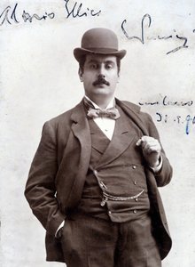 Porträt von Giacomo Puccini im Jahr 1896 (1858-1924), italienischer Komponist von Unknown artist
