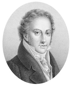 Porträt von Gioacchino Rossini (1792-1868) italienischer Komponist. von Unknown artist