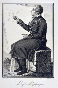 Porträt von Giuseppe Ludovico De la Grange Tournier (1736-1813) - Porträt von Joseph Louis (Joseph-Louis), Graf von Lagrange (1736-1813), französischer Mathematiker von Unknown artist