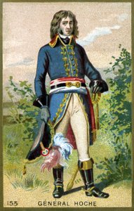 Porträt von General Hoche (1768 - 1797). Chromolithographie des späten 19. Jahrhunderts. von Unknown artist