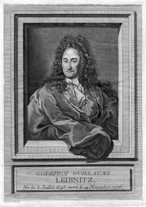 Porträt von Gottfried Wilhelm Leibniz (1646 - 1716) von Unknown artist