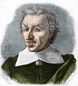 Porträt von Gui (Guy) Patin. Französischer Arzt und Schriftsteller (1601-1672). Gravur von 1866.
