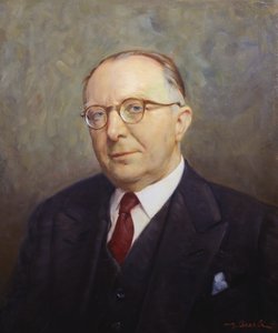 Porträt von Guido Ucelli, Gründer des Leonardo da Vinci Nationalmuseums für Wissenschaft und Technologie in Mailand