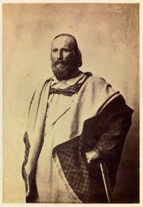 Porträt von Giuseppe Garibaldi (1807-1882), Privatsammlung von Unknown artist