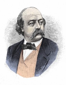 Porträt von Gustave Flaubert (1821-1880) von Unknown artist