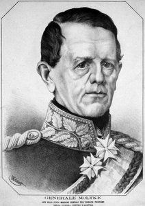 Porträt von Helmuth Karl Bernhard, Graf von Moltke von Unknown artist