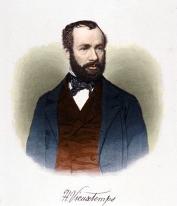 Porträt von Henri Vieuxtemps (1820-1881), belgischer Dirigent und Komponist.