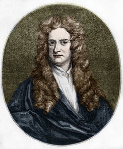 Porträt von Isaac Newton (1642-1727), englischer Physiker.
