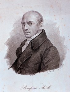 Porträt des italienischen Komponisten Bonifazio Asioli (1769-1832) von Unknown artist