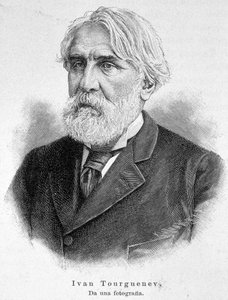Porträt von Iwan Turgenjew (1818-1883) von Unknown artist