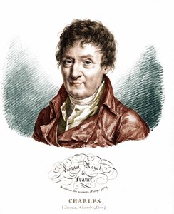 Porträt von Jacques Alexandre César Charles (1746-1823), französischer Physiker von Unknown artist
