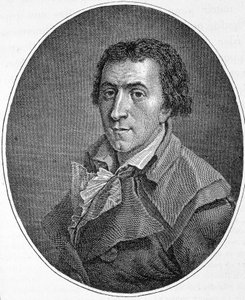 Porträt von Jacques Pierre Brissot dit Brissot de Warville (1754-1793), französischer Journalist und Politiker. Er gründete die Gesellschaft der Freunde der Schwarzen, ein Befürworter der Abschaffung der Sklaverei. Gravur des 19. Jahrhunderts. von Unknown artist