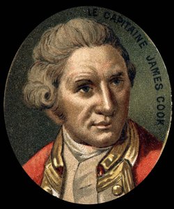 Porträt von James Cook, britischer Seefahrer von Unknown artist