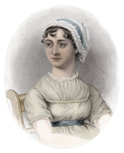 Porträt von Jane Austen (1775-1817), englische Schriftstellerin von Unknown artist