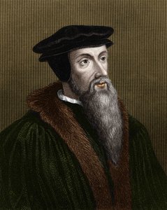 Porträt von Jean Calvin (1509-1564), französischer Religionsreformer und Schriftsteller