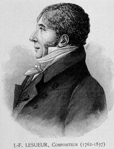 Porträt von Jean François Lesueur (1762 - 1837), französischer Komponist