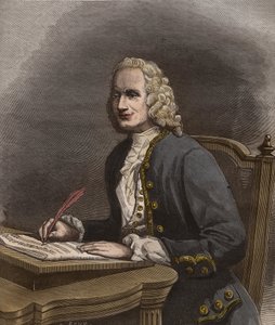 Porträt von Jean Philippe Rameau, französischer Komponist - Gravur in „La musique populaire“ - 1882