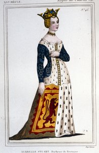 Porträt von Jeanne - Isabelle Stuart (1426-1494/9), Herzogin der Bretagne