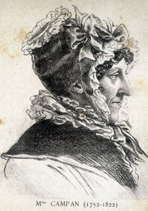 Porträt von Jeanne Louise Henriette Genest, Madame Campan (1752 - 1822), französische Erzieherin - in „Les Contemporains“, n.d. Ende des 19. Jahrhunderts