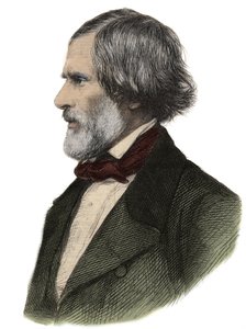 Porträt von John Gibson (1790-1866), englischer Bildhauer