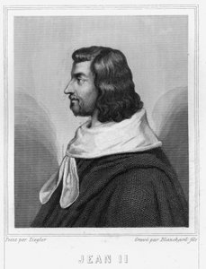 Porträt von Johann II. der Gute (1319-1364), König von Frankreich - in "Histoire des Français" von Lavallée, Gravur, sd von Unknown artist