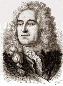 Porträt von John Law (1671 - 1729), schottischer Finanzier, der 1720 den Bankrott verursachte (Ereignis der Quincampoix-Straße) von Unknown artist
