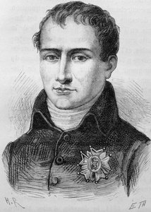 Porträt von Joseph Bonaparte (1768 - 1844). Gravur aus dem späten 19. Jahrhundert in „Histoire de France“ von H. Martin.