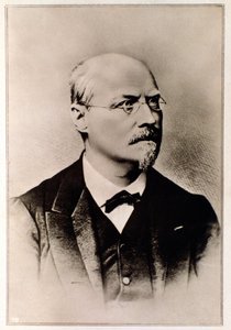 Porträt von Joseph Joachim Raff (Gravur)