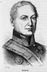 Porträt von Joseph Wenzel Radetzky von Radetz, österreichischer Marschall (1766-1858)