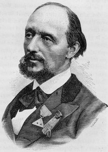 Porträt von Jules Bergeret (1839 - 1905). Gravur des späten 19. Jahrhunderts in „Histoire de France“ von H. Martin. von Unknown artist