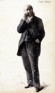 Porträt von Jules Ferry, um 1880 von Unknown artist